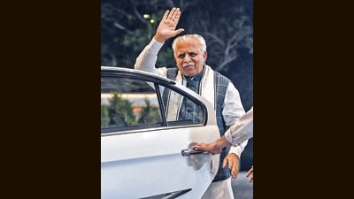 In the last 10 years, Karnal elected two BJP MLAs as chief ministers thrice, Manohar Lal Khattar (2014-2019, 2019-2024) and Nayab Singh Saini (June 2024) in a one-sided contest. (ANI File) In the last 10 years, Karnal elected two BJP MLAs as chief ministers thrice, Manohar Lal Khattar (2014-2019, 2019-2024) and Nayab Singh Saini (June 2024) in a one-sided contest. (ANI File)