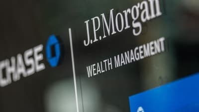 A JPMorgan Chase bank branch in New York, US. (Bloomberg) A JPMorgan Chase bank branch in New York, US. (Bloomberg)