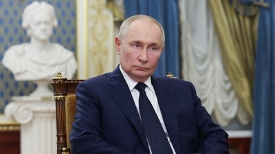 Vladimir Putin urged Russians to use work breaks to boost Russia's birth rate, amid falling fertility and population decline. (Reuters)