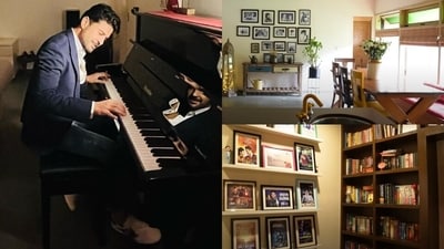 Rajeev Khandelwal's beautiful home features beautiful nooks and corners. Rajeev Khandelwal's beautiful home features beautiful nooks and corners.