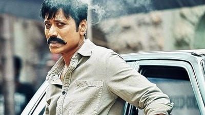 SJ Suryah in a still from his recently released film Saripodhaa Sanivaaram.