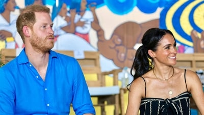 Prince Harry and Meghan Markle share important statement on US presidential election (Photo by ANDRES CASTILLA / Colombian Vice-Presidency / AFP) (AFP) Prince Harry and Meghan Markle share important statement on US presidential election (Photo by ANDRES CASTILLA / Colombian Vice-Presidency / AFP) (AFP)