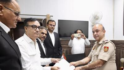 The complaint copy was submitted to the station house officer (SHO) of the Tughlaq Road police station. (PTI photo)