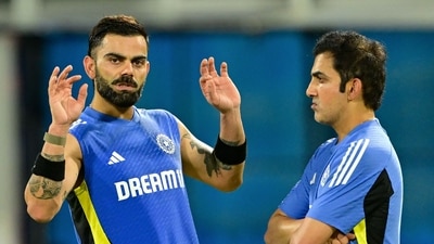 India's Virat Kohli talks with head coach Gautam Gambhir (R) during a practice session. (AFP) India's Virat Kohli talks with head coach Gautam Gambhir (R) during a practice session. (AFP)