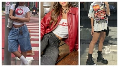 Aries: As a fire sign, Aries is crackling with energy. Channelling a bold charisma, they are confident and dive head first at challenges with their impulsive, competitive vision. Ruled by Mars, the colour palette is in the shades of fiery red. Their wardrobe would include a lot of pieces from streetwear aesthetics like leather jackets and graphic tees. (Pinterest) Aries: As a fire sign, Aries is crackling with energy. Channelling a bold charisma, they are confident and dive head first at challenges with their impulsive, competitive vision. Ruled by Mars, the colour palette is in the shades of fiery red. Their wardrobe would include a lot of pieces from streetwear aesthetics like leather jackets and graphic tees. (Pinterest)