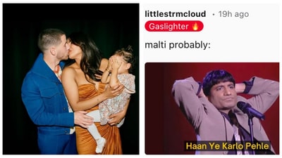 Malti is clearly every desi kid who gets awkward seeing their parents get romantic. Malti is clearly every desi kid who gets awkward seeing their parents get romantic.
