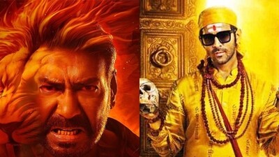 Ajay Devgn and Kartik Aaryan