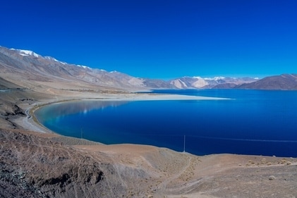 The crystal-blue water of the lake looks beautiful. (Shutterstock) The crystal-blue water of the lake looks beautiful. (Shutterstock)