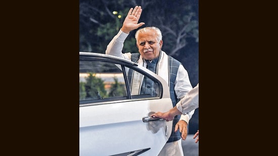 In the last 10 years, Karnal elected two BJP MLAs as chief ministers thrice, Manohar Lal Khattar (2014-2019, 2019-2024) and Nayab Singh Saini (June 2024) in a one-sided contest. (ANI File)