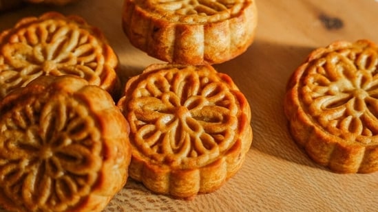 Mooncakes or yue bing are Chinese miniature bakery goods that fit into the palm of your hand