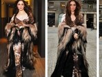 Tamannaah Bhatia's Milan Fashion Week outfit had a high-fashion dramatic glam. 
