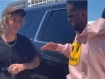 Diddy appears to be patting down Justin Bieber in a 3-year-old video to check for a wire. The video went viral again after Homeland Security raided his LA and Miami homes in the wake of several sexual assault allegations. Diddy appears to be patting down Justin Bieber in a 3-year-old video to check for a wire. The video went viral again after Homeland Security raided his LA and Miami homes in the wake of several sexual assault allegations.