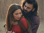 Mahira Khan and Fawad Khan in a still from The Legend of Maula Jatt.