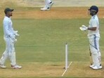 Rishabh Pant (R) in argument with Bangladesh's Litton Das Rishabh Pant (R) in argument with Bangladesh's Litton Das