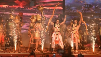 Many celebs and ministers will come together on stage for the production, which will start from October 3 (Photo: Raj K Raj/ HT)