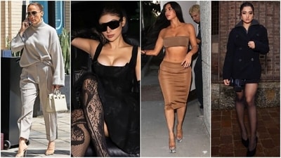 Get ready for some fresh dose of fashion inspiration with our today's round-up of best-dressed stars. From Mouni Roy’s striking gothic glamour and Rashmika Mandanna’s sleek all-black ensemble at Milan Fashion Week to Kim Kardashian’s daring and bold outfit, today's celebrity fashion was on point. Here’s a roundup of the best-dressed celebs making waves today. (Instagram) Get ready for some fresh dose of fashion inspiration with our today's round-up of best-dressed stars. From Mouni Roy’s striking gothic glamour and Rashmika Mandanna’s sleek all-black ensemble at Milan Fashion Week to Kim Kardashian’s daring and bold outfit, today's celebrity fashion was on point. Here’s a roundup of the best-dressed celebs making waves today. (Instagram)