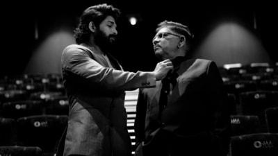 Allu Arjun's father Allu Aravind spoke about Bollywood at South India Film Festival.