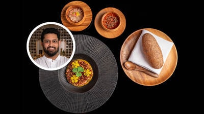 At Dubai’s Avatara, Rahul Rana’s meatless menu includes a 16-course Indian-style set meal.