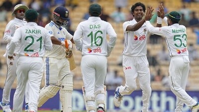 'Abysmal, appealing, unacceptable': Bangladesh blasted in 1st Test vs India, inches away from heavy ICC punishment (HT_PRINT) 'Abysmal, appealing, unacceptable': Bangladesh blasted in 1st Test vs India, inches away from heavy ICC punishment (HT_PRINT)