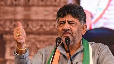 Karnataka deputy chief minister DK Shivakumar. (PTI) Karnataka deputy chief minister DK Shivakumar. (PTI)
