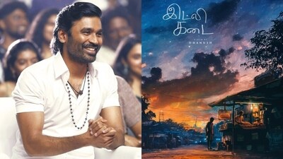 Dhanush will direct and star in Idli Kadai. He shared the film's concept poster.