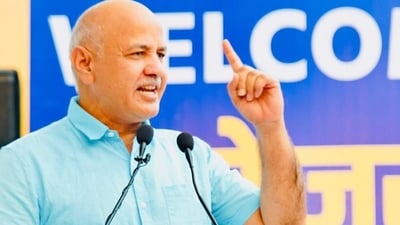 Senior Aam Aadmi Party leader Manish Sisodia, while attending the Zonal Athletic Meet, instructed teachers to talk to students about sports and encourage them, (HT file image) Senior Aam Aadmi Party leader Manish Sisodia, while attending the Zonal Athletic Meet, instructed teachers to talk to students about sports and encourage them, (HT file image)