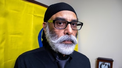 Gurpatwant Singh Pannun. (AP File) Gurpatwant Singh Pannun. (AP File)
