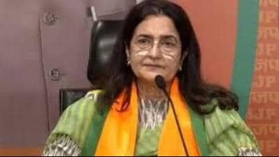 Kiran Choudhry, 69, is the daughter-in-law of former Haryana chief minister Bansi Lal and wife of former state minister, the late Surender Singh. (HT File)