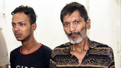 The police identified the two suspects as Nitin Rai, a resident of nearby Shibbanpura, and his accomplice Mohammad Zahid, resident of Jyoti Nagar in Delhi. (Sakib Ali/HT Photo) The police identified the two suspects as Nitin Rai, a resident of nearby Shibbanpura, and his accomplice Mohammad Zahid, resident of Jyoti Nagar in Delhi. (Sakib Ali/HT Photo)