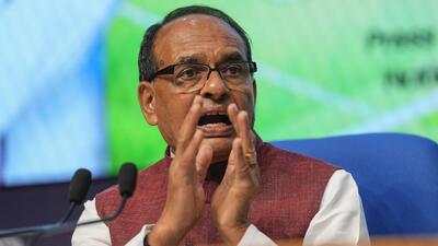 Union minister for agriculture and farmers welfare Shivraj Singh Chouhan addresses a press conference on achievements of the ministry in the first 100 days of the government on Sept 19 (PTI) Union minister for agriculture and farmers welfare Shivraj Singh Chouhan addresses a press conference on achievements of the ministry in the first 100 days of the government on Sept 19 (PTI)