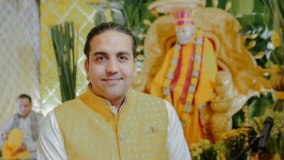 Ankit Batra has been singing live at the wedding pheras for over a decade.