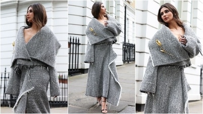 For attending the Erdem show during the London Fashion Week, Mouni wore a quirky yet stylish ensemble from their collection. The actor shared pictures on Instagram with the caption, “A beautiful evening at the British Museum to see the spectacular @erdem show. #LFW.”&nbsp; 