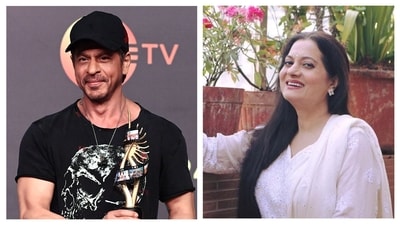 Former actor Vijayta Pandit has asked Shah Rukh Khan to help her son's career. Former actor Vijayta Pandit has asked Shah Rukh Khan to help her son's career.