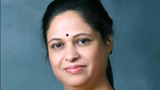 Ashwini, wife of late BJP MLA Laxman Jagtap, was elected during the by-election after her husband’s death, securing the seat for the party. (HT FILE)
