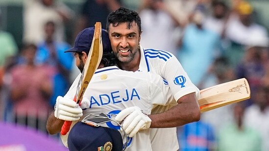 Ravindra Jadeja and R Ashwin came to India's rescue.(PTI)