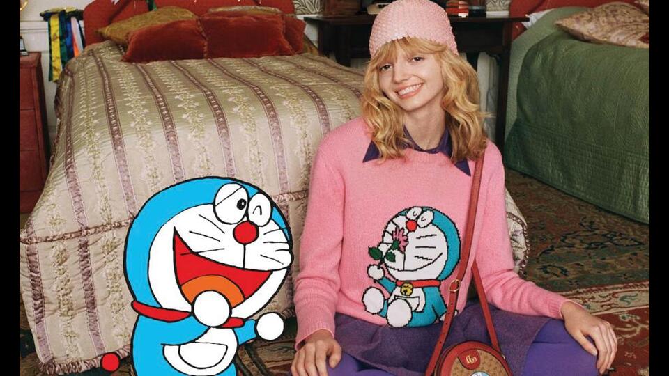 To celebrate 50 years of Doraemon in 2021, the Italian fashion house Gucci created a capsule of 50 items.