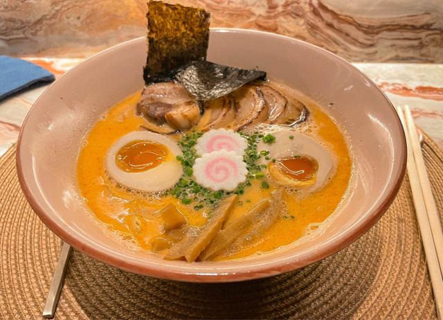 At Naru Noodle Bar in Bengaluru, chef Kavan Kutappa imported a Japanese machine to make ramen. At Naru Noodle Bar in Bengaluru, chef Kavan Kutappa imported a Japanese machine to make ramen.
