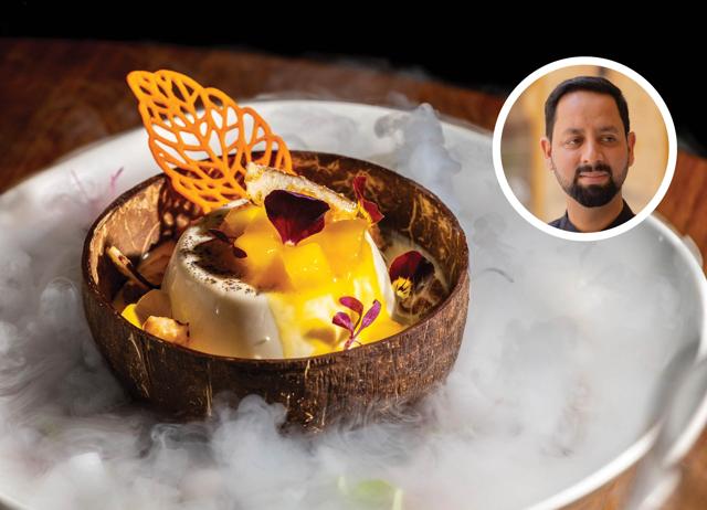 At Colonel Saab in the UK, the main draw is the desserts, based on Indian mithai.