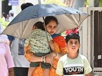 The India Meteorological Department forecasts potential thunderstorms and light to moderate rainfall in the coming days. (Keshav Singh/HT) The India Meteorological Department forecasts potential thunderstorms and light to moderate rainfall in the coming days. (Keshav Singh/HT)