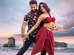 Jr NTR and Janhvi Kapoor in a still from Koratala Siva's Devara: Part 1. Jr NTR and Janhvi Kapoor in a still from Koratala Siva's Devara: Part 1.