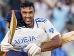 Ravichandran Ashwin with Ravindra Jadeja. (PTI)