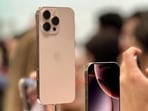 The iPhone 16 Pro Max, in the new hero colour, called Desert Titanium The iPhone 16 Pro Max, in the new hero colour, called Desert Titanium