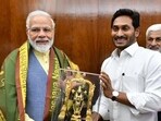 YSR Congress party president YS Jagan Mohan Reddy meeting PM Narendra Modi in New Delhi.