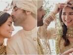 Alia Bhatt opted for minimal makeup on her wedding day. 