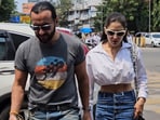Saif Ali Khan and Sara Ali Khan went out for a lunch date. 