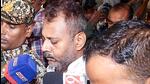 The Central Bureau of Investigation brings former principal of RG Kar Medical College and Hospital Sandip Ghosh before the court in Kolkata on Friday. (ANI)