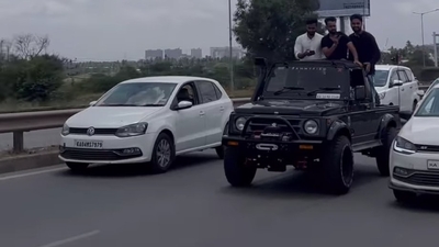 Bengaluru boys create ruckus on roads for social media fame, police swing into action. Video (X/Mohammed Narayan George)