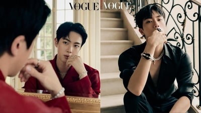 BTS' Jin did a photoshoot months after his military discharge. BTS' Jin did a photoshoot months after his military discharge.