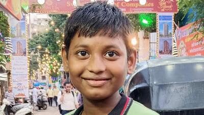 Mumbai, India. Sep 20, 2024: (File Photo of Vicky Kanojia) 12-year-old school student Vicky Kanojia died after coming under the rear wheel of a dumper on Kasturba road in Borivali, Mumbai on Friday afternoon.Mumbai, India. Sep 20, 2024. (Photo by Raju Shinde/HT Photo) (Hindustan Times) Mumbai, India. Sep 20, 2024: (File Photo of Vicky Kanojia) 12-year-old school student Vicky Kanojia died after coming under the rear wheel of a dumper on Kasturba road in Borivali, Mumbai on Friday afternoon.Mumbai, India. Sep 20, 2024. (Photo by Raju Shinde/HT Photo) (Hindustan Times)