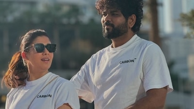 Nayanthara and Vignesh Shivan twinned in white during their latest vacay. Nayanthara and Vignesh Shivan twinned in white during their latest vacay.